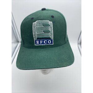 EFCO Verona VA Green Baseball Cap Hat Hook & Loop Top of the World